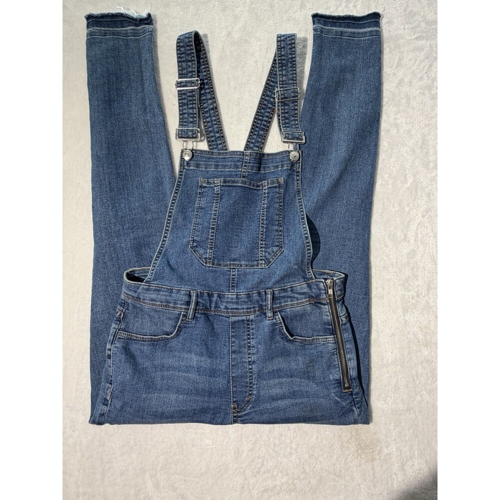 H&M Divided Women’s Denim Overalls Skinny Blue Jeans Size 8